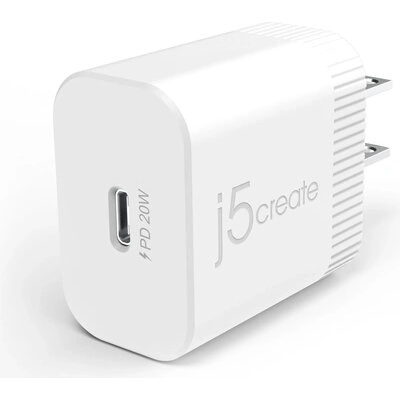 j5create Мрежово зарядно j5create JUP1420, 20W, USB-C (J5-JUP1420-EN)