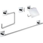 GROHE QuickFix Start Cube - Комплект аксесоари за баня 4 в 1, хром 41115000 (41115000)