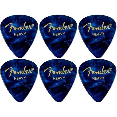 Fender 351 Shape Premium 6 Blue Moto Перце за китара (098-2351-502-6PACK-SET)