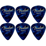 Fender 351 Shape Premium 6 Blue Moto Перце за китара (098-2351-502-6PACK-SET)