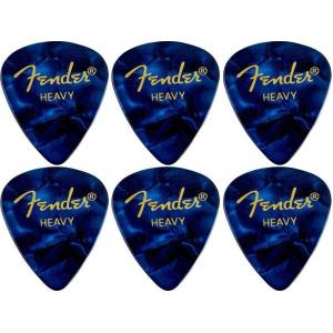 Fender 351 Shape Premium 6 Blue Moto Перце за китара (098-2351-502-6PACK-SET)