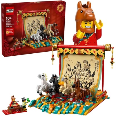 LEGO® 80119 Zvitok s obrazom cválajúcich koní