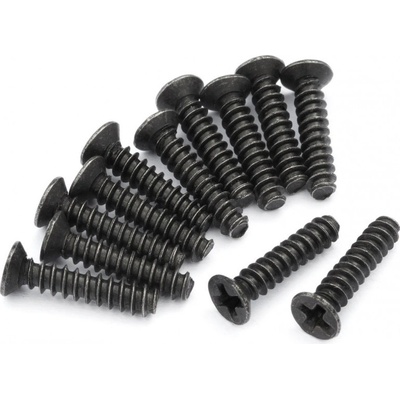 BlackZon Zápustný samořezný šroub KBHO 2,6x12 mm 12 ks