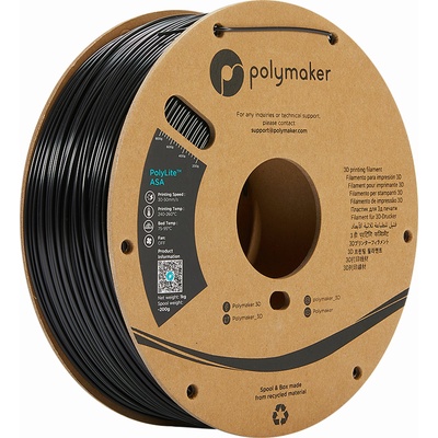 Polymaker PolyLite ASA Черно - 1, 75 mm / 3000 g (PF01020)