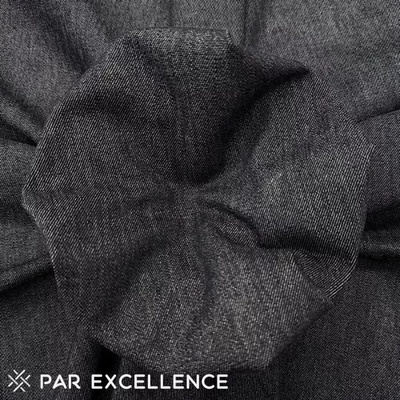 Bavlněný denim elastický antracitový ARL 28133