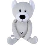 Balibazoo Мека играчка за гушкане Bali Bazoo - Teddy Bear, 20 cm, светлосива (111066) - ozone
