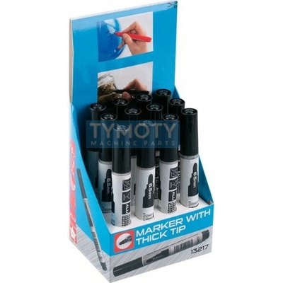 Značkovač permanentný čierny 144mm extra silný hrot 6.5mm