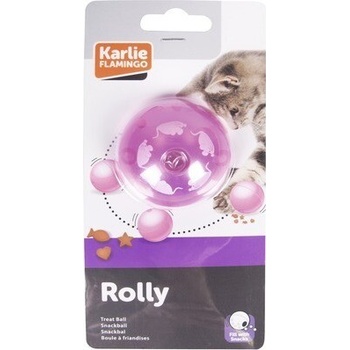 Karlie Hračka loptička s Catnipom - možnosť plnenia maškrty 5,5cm