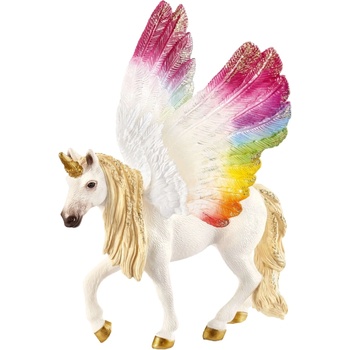 Image 1 of Schleich Bayala Winged Rainbow Unicorn 70576