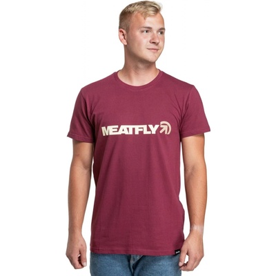 Meatfly Logex Dark Wine Červená