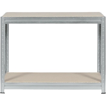 Carmen Метален стелаж MEGA 87x120x60 см, до 600 кг на рафт - цинк (3580524_1)