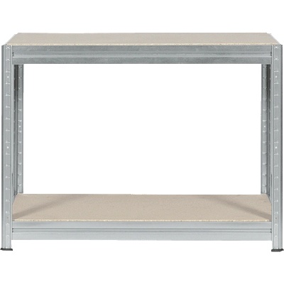 Carmen Метален стелаж MEGA 87x120x60 см, до 600 кг на рафт - цинк (3580524_1)