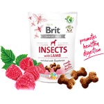 Brit Care Crunchy Cracker Insects with Lamb enriched with Raspberries 200gr