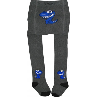 Kojenecké bavlněné punčocháčky Dino tm. šedá