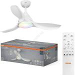 OSRAM - LED RGB димируем таванен вентилатор NORDES LED/18W/230V 3000-6500K + дистанционно управление (P228178)