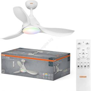 OSRAM - LED RGB димируем таванен вентилатор NORDES LED/18W/230V 3000-6500K + дистанционно управление (P228178)