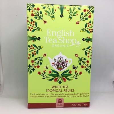 English Tea Shop Bílý čaj s tropickým ovocem MANDALA 20 sáčků