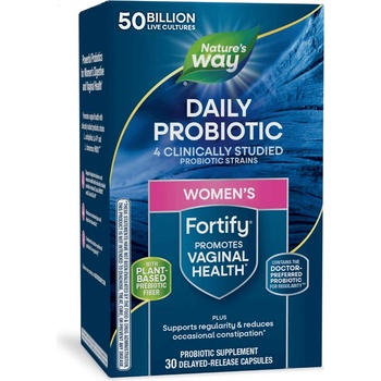 Nature's Way Фортифай Оптима Пробиотик за Жени 50 млрд. активни пробиотици, 10 щама формула 30 V капсули | Nature’s Way (11581)