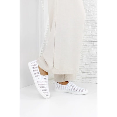 Prety krajkové slip on 11410-8WH bílé