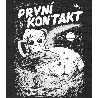123TRIKO termoska První kontakt, bílý tisk 500 ml