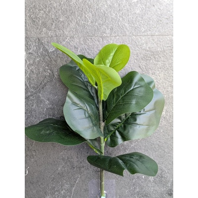 lacne-dekoracie.sk Vetvička Figa 163 9 listov 35cm