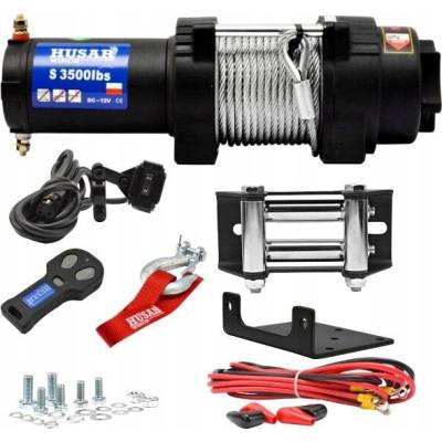 Naviják se syntetickým lanem HUSAR WINCH BSTS 3500 lbs