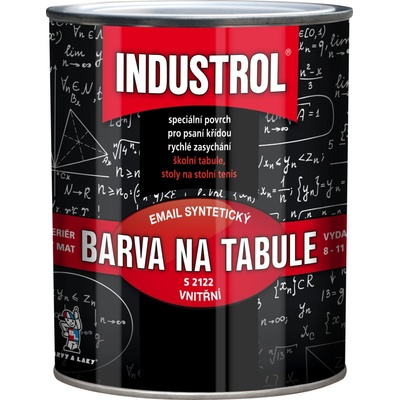 Industrol farba na tabuľe S2122 0,6 l čierna