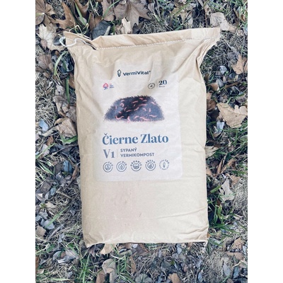 VermiVital Eisenia humus Čierne zlato 20 l
