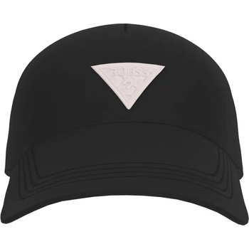 Guess Лятна шапка с козирка Guess - С гумено лого, черна, M (20251-H5RZ00-WO08O-JBLK-M)