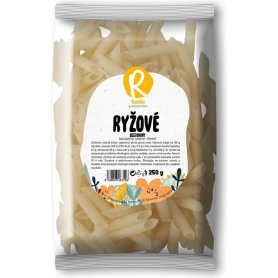 Ravita Ryžové cestoviny Penne 250 g
