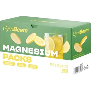GymBeam Magnesium Packs | with Magnesium Bisglycinate & Magnesium Citrate [30 x 5 грама] Лимон