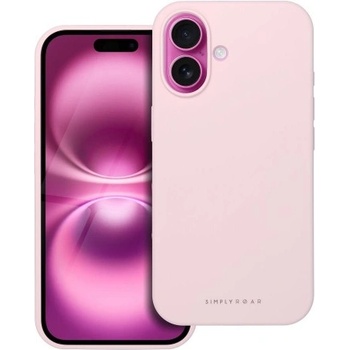 Apple Силиконов калъф кейс ROAR case CLOUD SKIN за iPhone 16, Light Pink