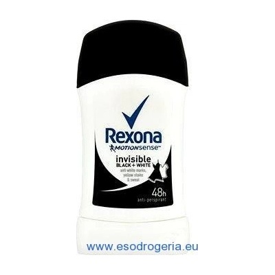 Rexona Invisible Black + White Clothes deostick 40 ml