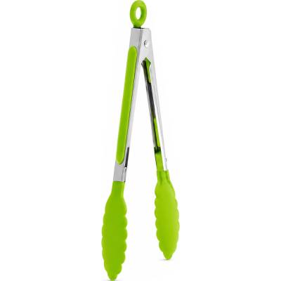 Royal Kitchen Servírovacie kliešte na jedlo 27cm, zelené, 49807