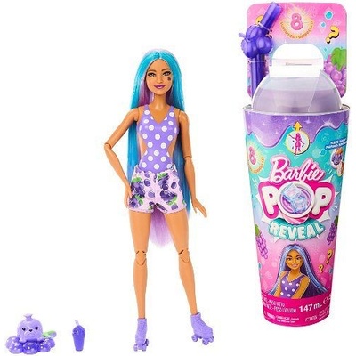 Mattel Barbie Pop Reveal šťavnaté ovoce hroznový koktejl HNW44 – Zboží Dáma