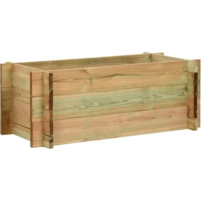 Greatstore Vyvýšený zeleninový záhon impregnovaná borovice 80 cm