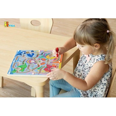 Viga magnetický labyrint Morský svet multicolor