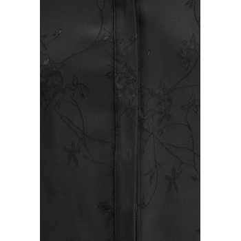GUESS Риза Marciano Guess WHITNEY дамска в черно със свободна кройка с класическа яка 5YGH02 7337A (5YGH02.7337A)
