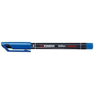 STABILO Алкохолен маркер 0, 7 mm, STABILO "OHPen F", син 842/41 (842/41)