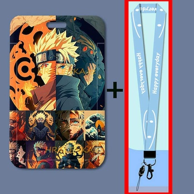Šňůrka na krk 23483 s cedulkou na ID karty Naruto