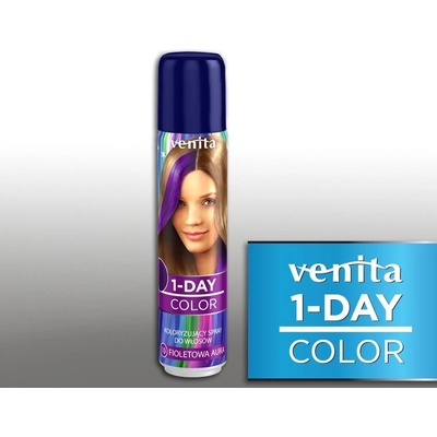 Venita 1 Day Color 1 dňový farbiaci sprej fialový 10 50 ml