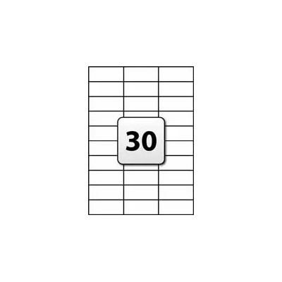 GENTLE УНИВЕРСАЛНИ ЕТИКЕТИ - 70, 0 mm x 29, 7 mm - 30 броя на лист - 100 листа - PN BR3489 - OUTLET - GENTLE (700 LABBR3489)
