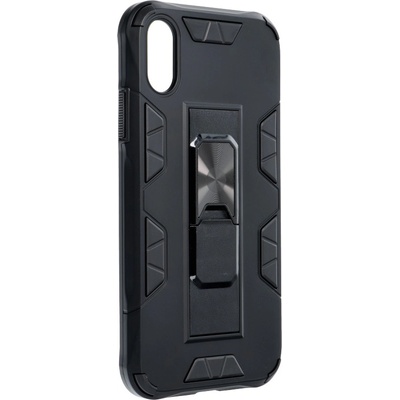 Forcell Противоударен Калъф със Стойка за Xiaomi Redmi 9A, Forcel Defender Case, Черен (5903396078637)