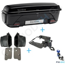 MFT 15002 BackBox Black + MFT 1203 BackCarrier Fix4Bike + MFT 15052 Bočnice