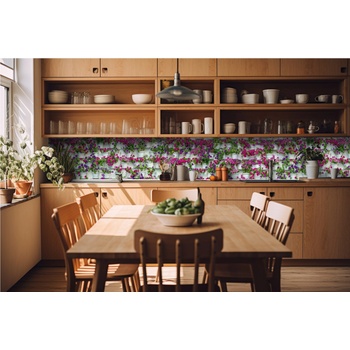 DIMEX ART s. r. o Фототапет за кухня - цветя в кутии 420 x 60 см