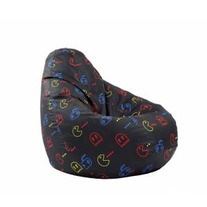 Pufrelax Пуф круша, 220л. , Nirvana Hobbit, Game On, Водоустойчив, Перящ се калъф, Пълнеж от Полистиролни перли, принт