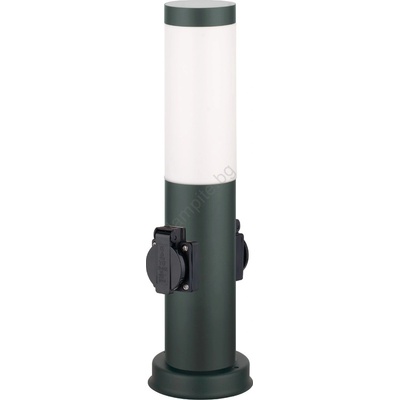 Brilagi -Външна лампа с 2 SCHUKO контакта. NOVA 1xE27/15W/230V 40 см IP44 антрацит (BG3942)
