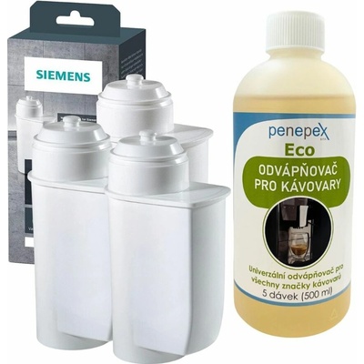 Siemens Brita Intenza TZ70003 17004340 3 ks + Penepex Eco univerzálny odvápňovač 500 ml