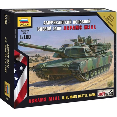 Zvezda M1A1 Abrams Wargames HW 7405 1:100