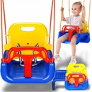 Kruzzel 23552 houpačka plastová 3 v 1, vícebarevná